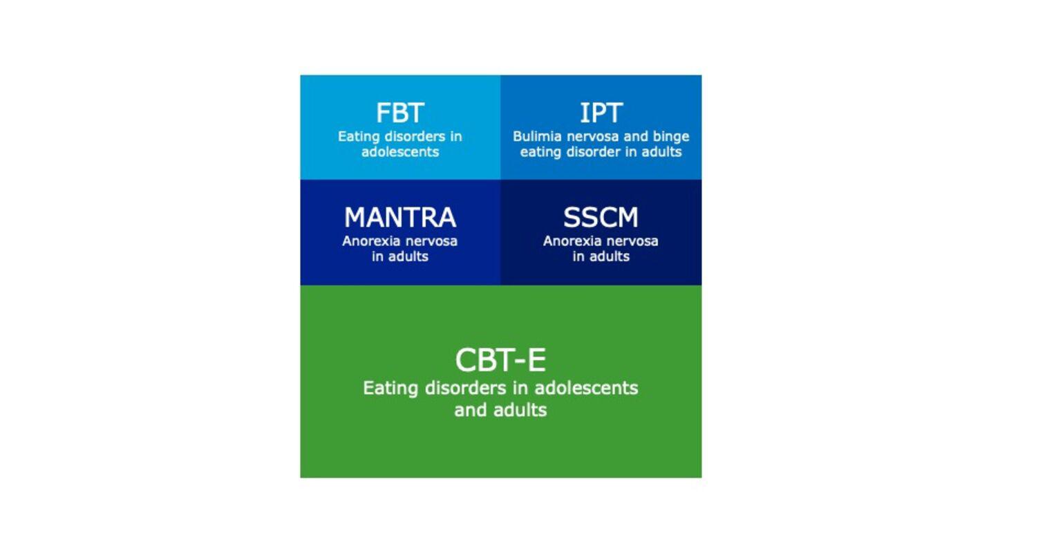 Treatment of eating disorders in adults and adolescents